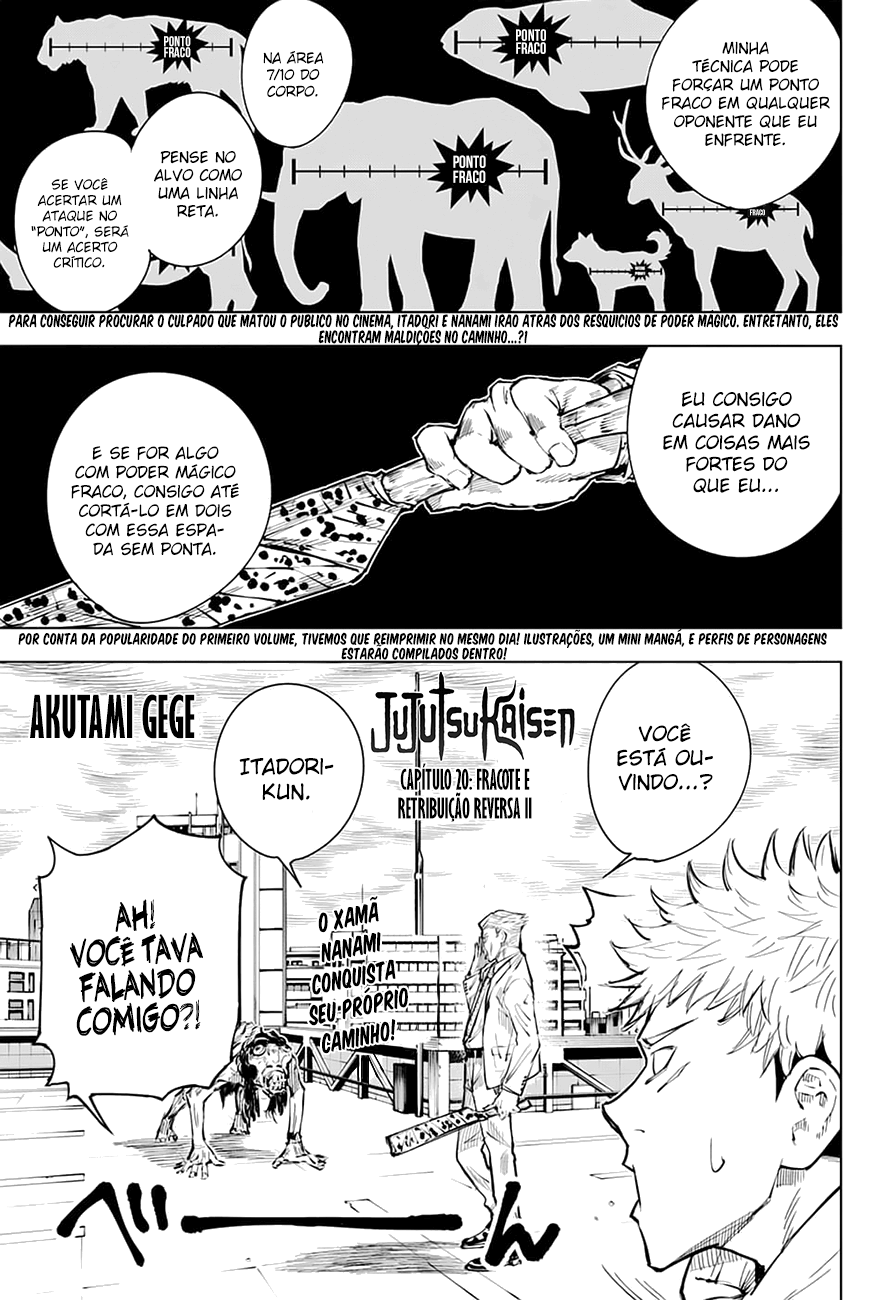 Read Jujutsu Kaisen Mangá PT Manga Online