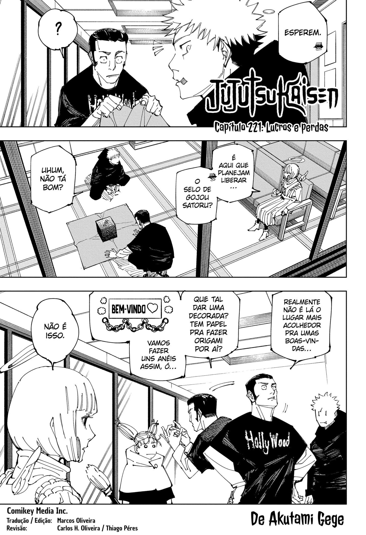 Read Jujutsu Kaisen Mangá PT Manga Online