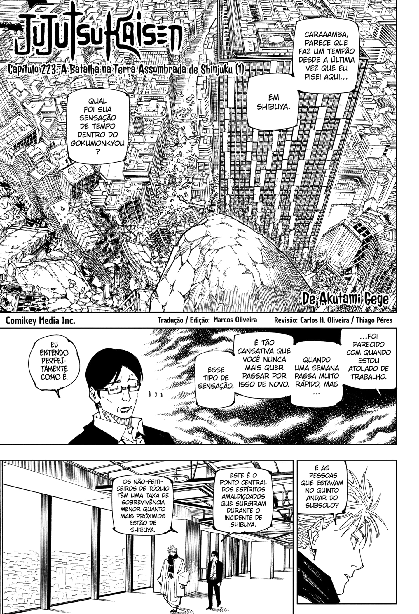 Read Jujutsu Kaisen Mangá PT Manga Online