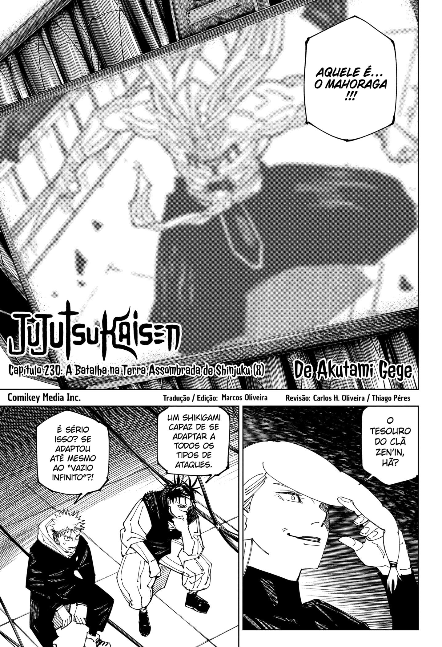 Read Jujutsu Kaisen Mangá PT Manga Online