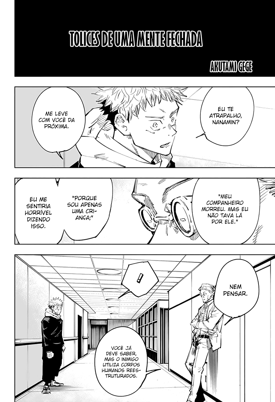 Read Jujutsu Kaisen Mangá PT Manga Online