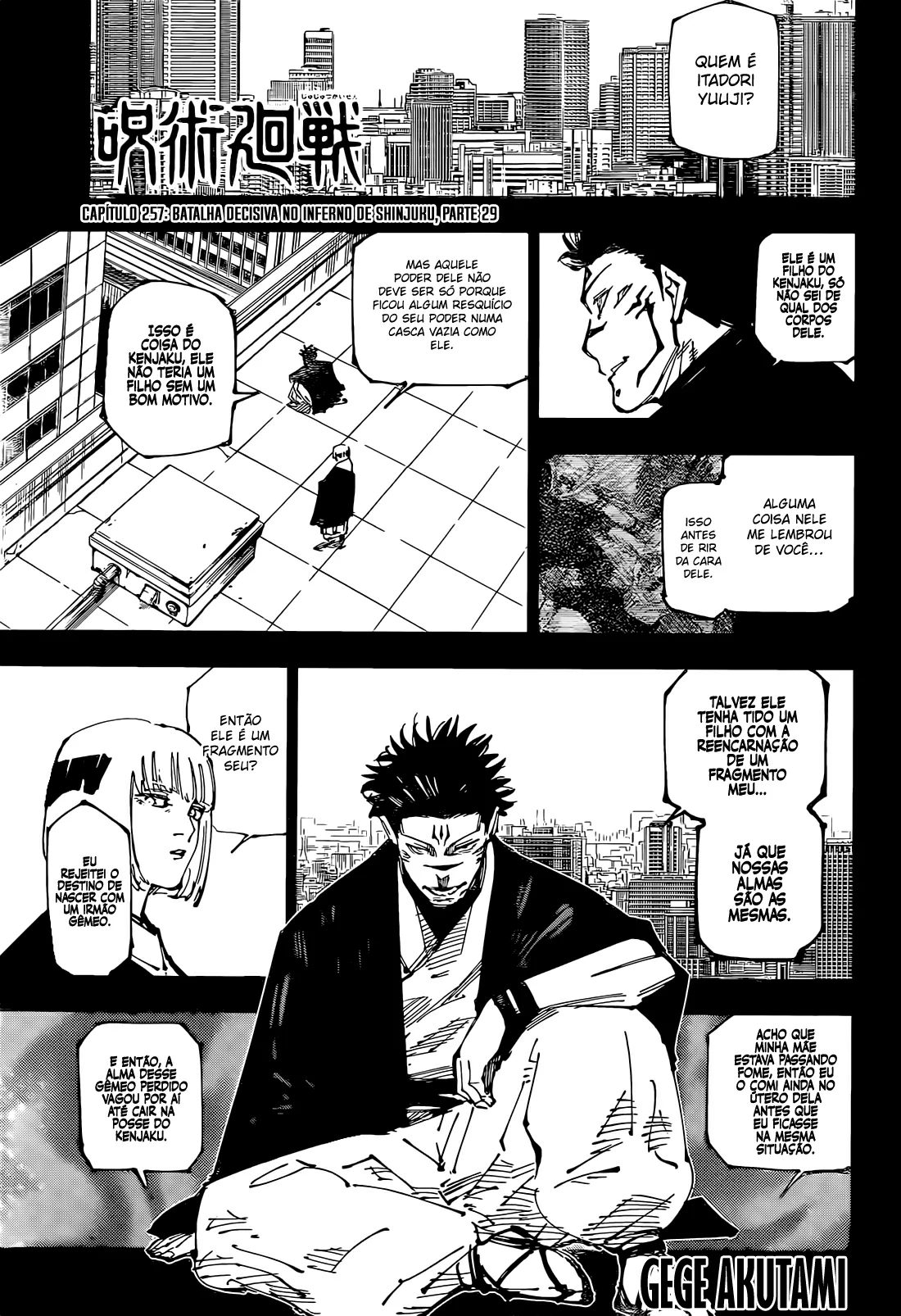 Read Jujutsu Kaisen Mangá PT Manga Online