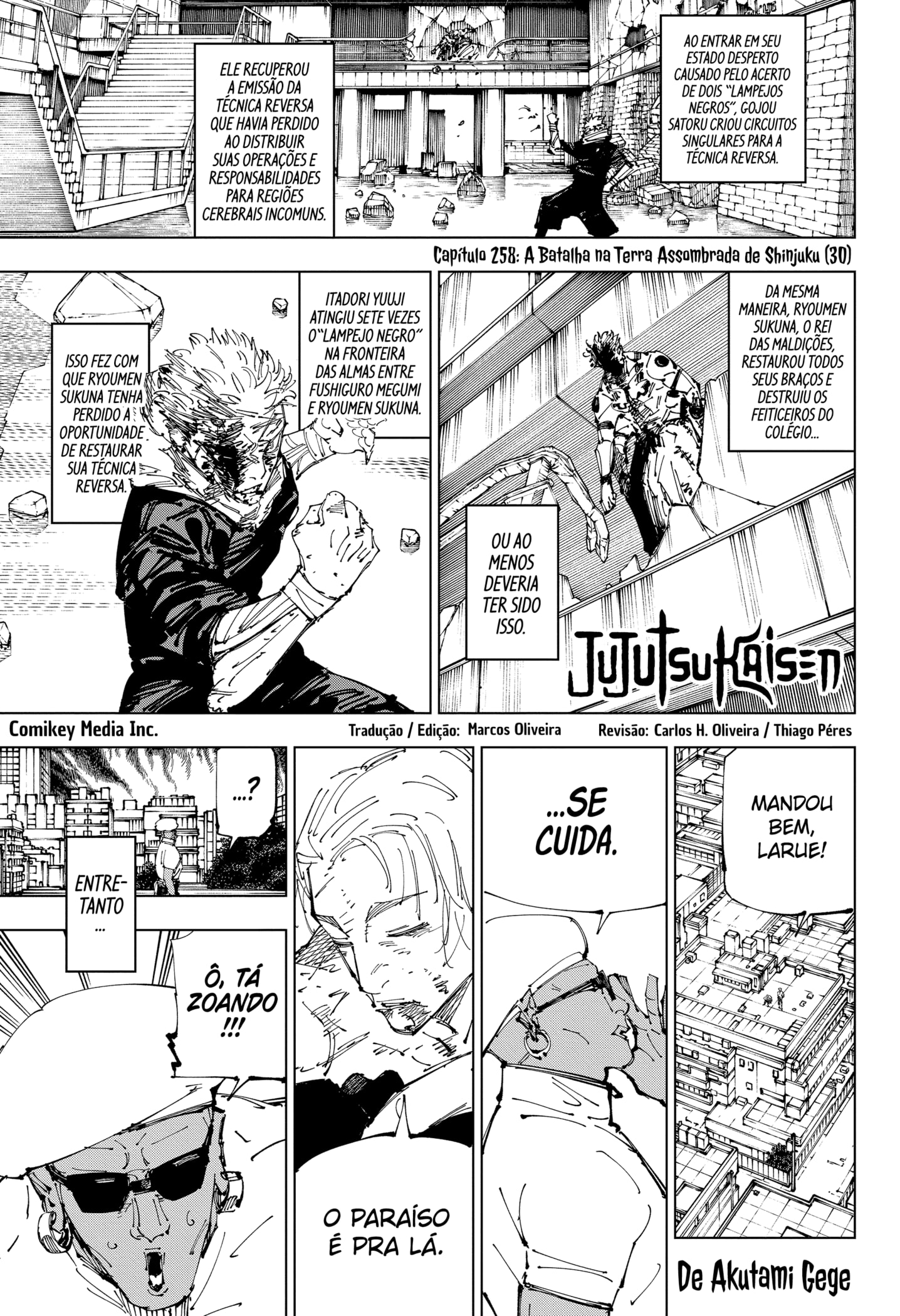Read Jujutsu Kaisen Mangá PT Manga Online