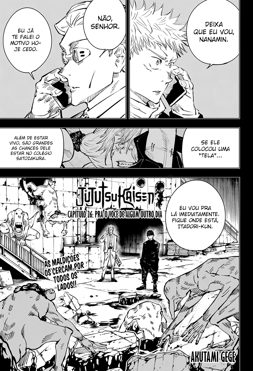Read Jujutsu Kaisen Mangá PT Manga Online