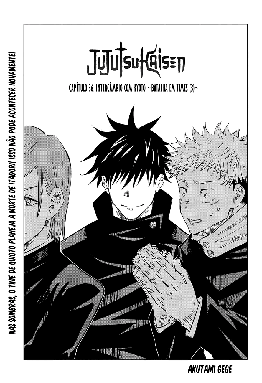 Read Jujutsu Kaisen Mangá PT Manga Online