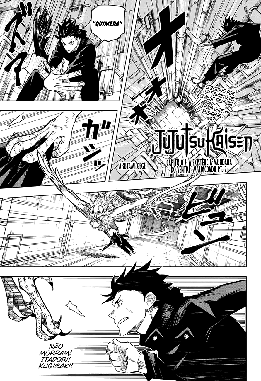 Read Jujutsu Kaisen Mangá PT Manga Online