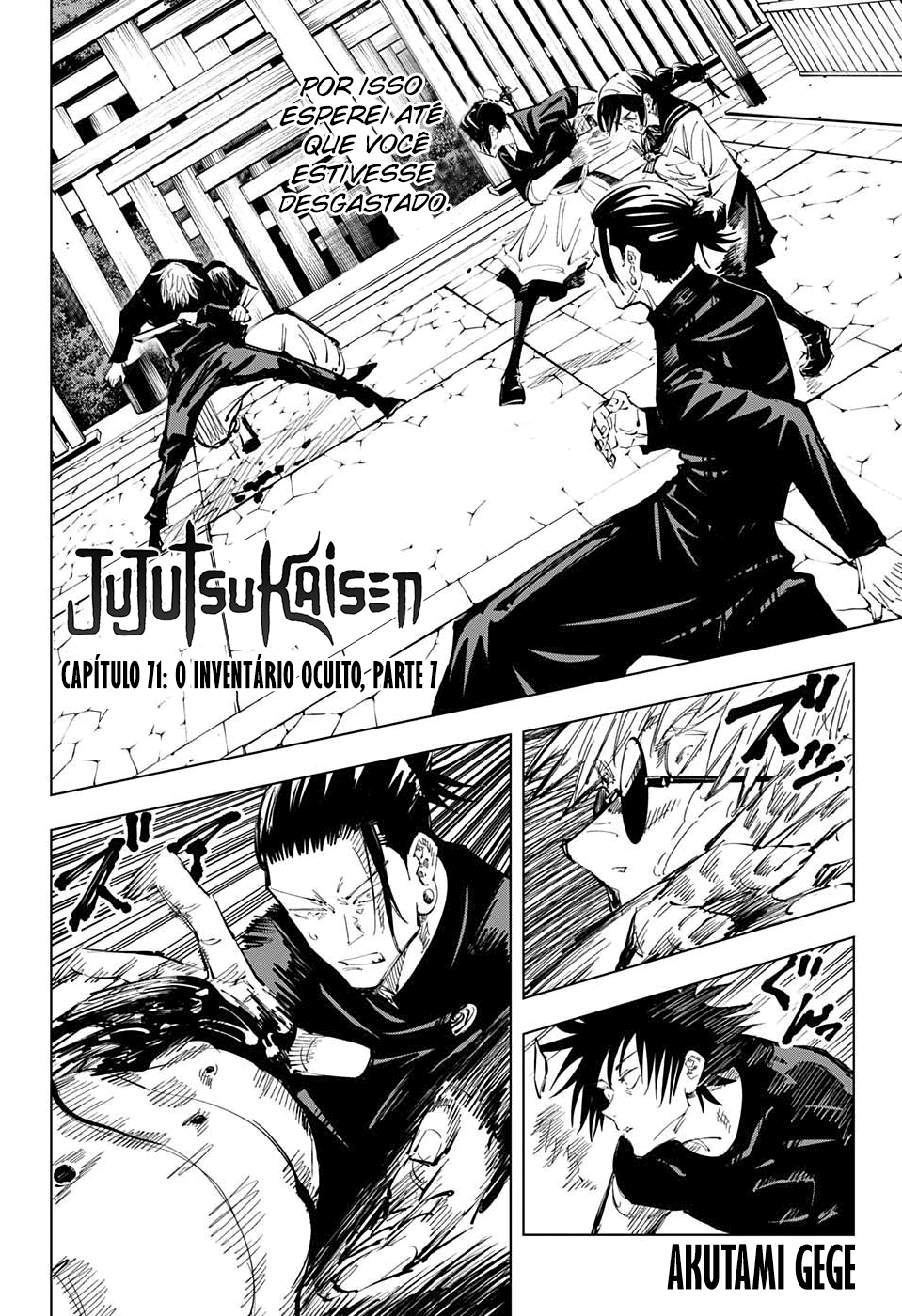 Read Jujutsu Kaisen Mangá PT Manga Online