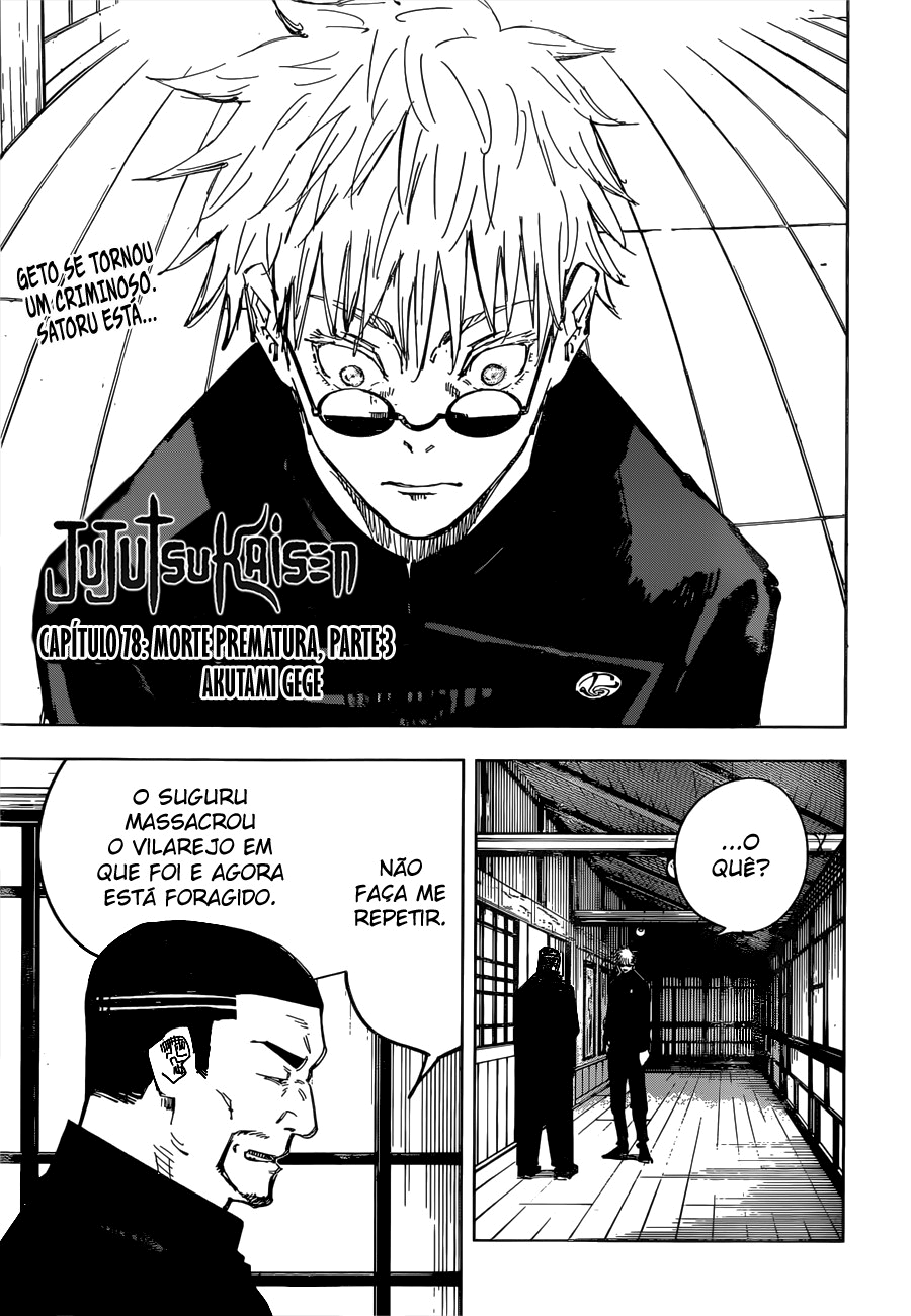 Read Jujutsu Kaisen Mangá PT Manga Online