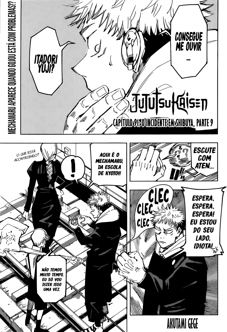 Read Jujutsu Kaisen Mangá PT Manga Online