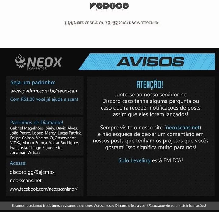 Read Solo Leveling PT Manga Online