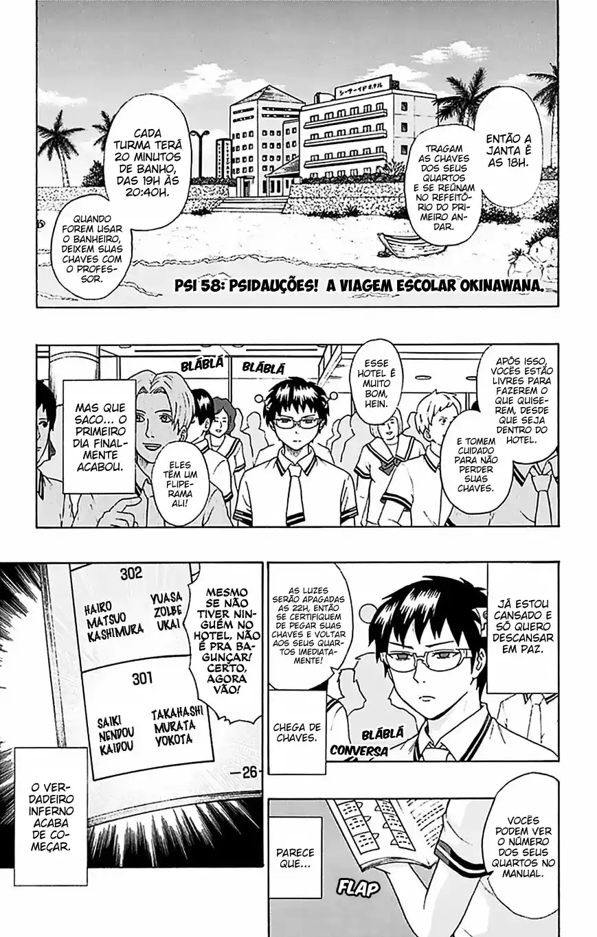 Read The Disastrous Life of Saiki K PT Manga Online