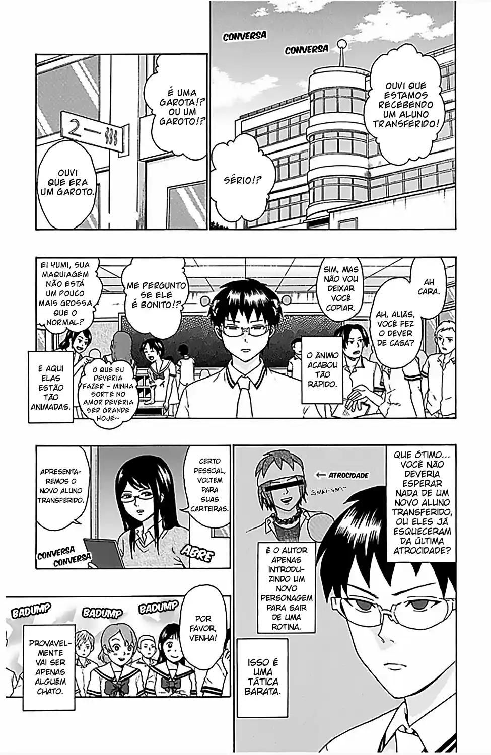 Read The Disastrous Life of Saiki K PT Manga Online