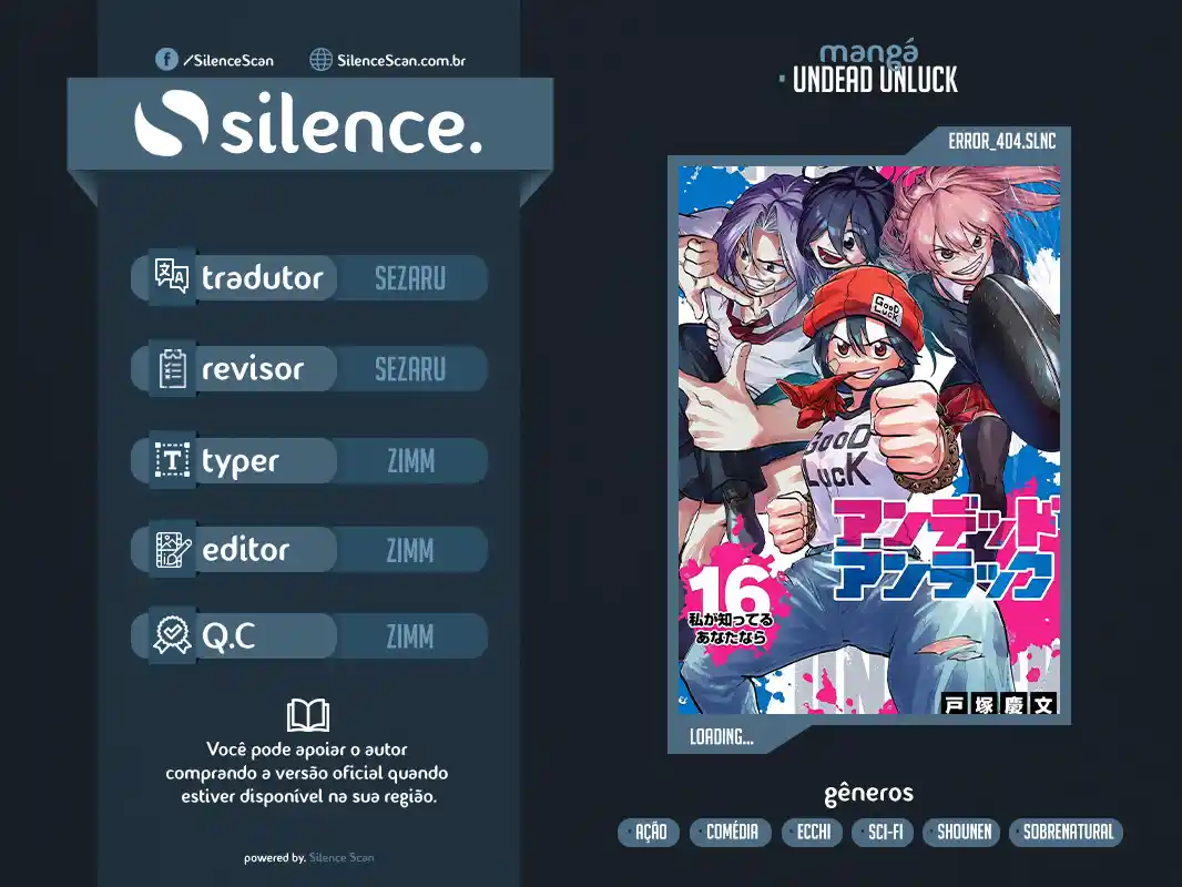 Read Undead Unluck PT Manga Online