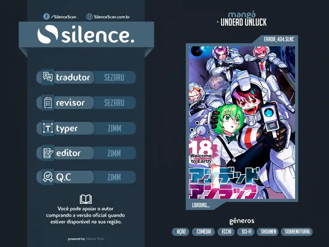 Read Undead Unluck PT Manga Online
