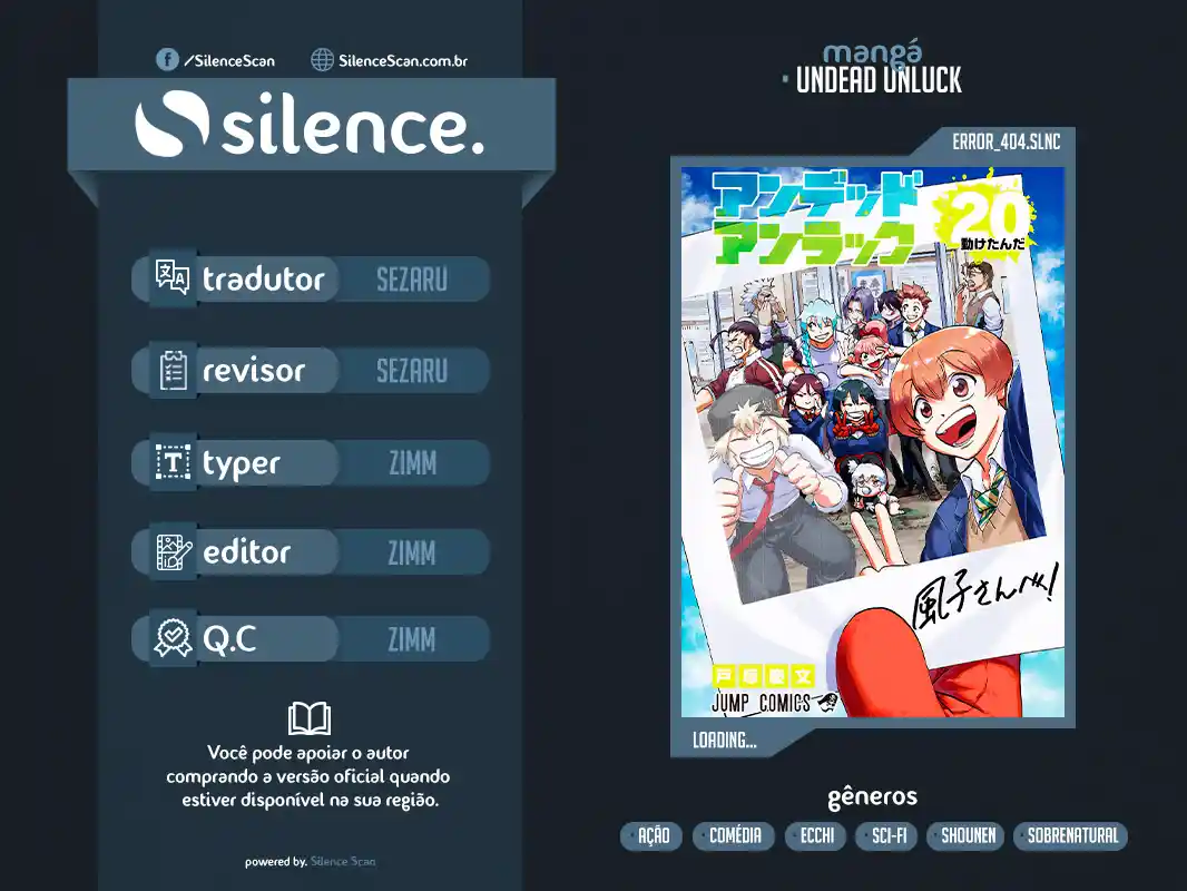 Read Undead Unluck PT Manga Online