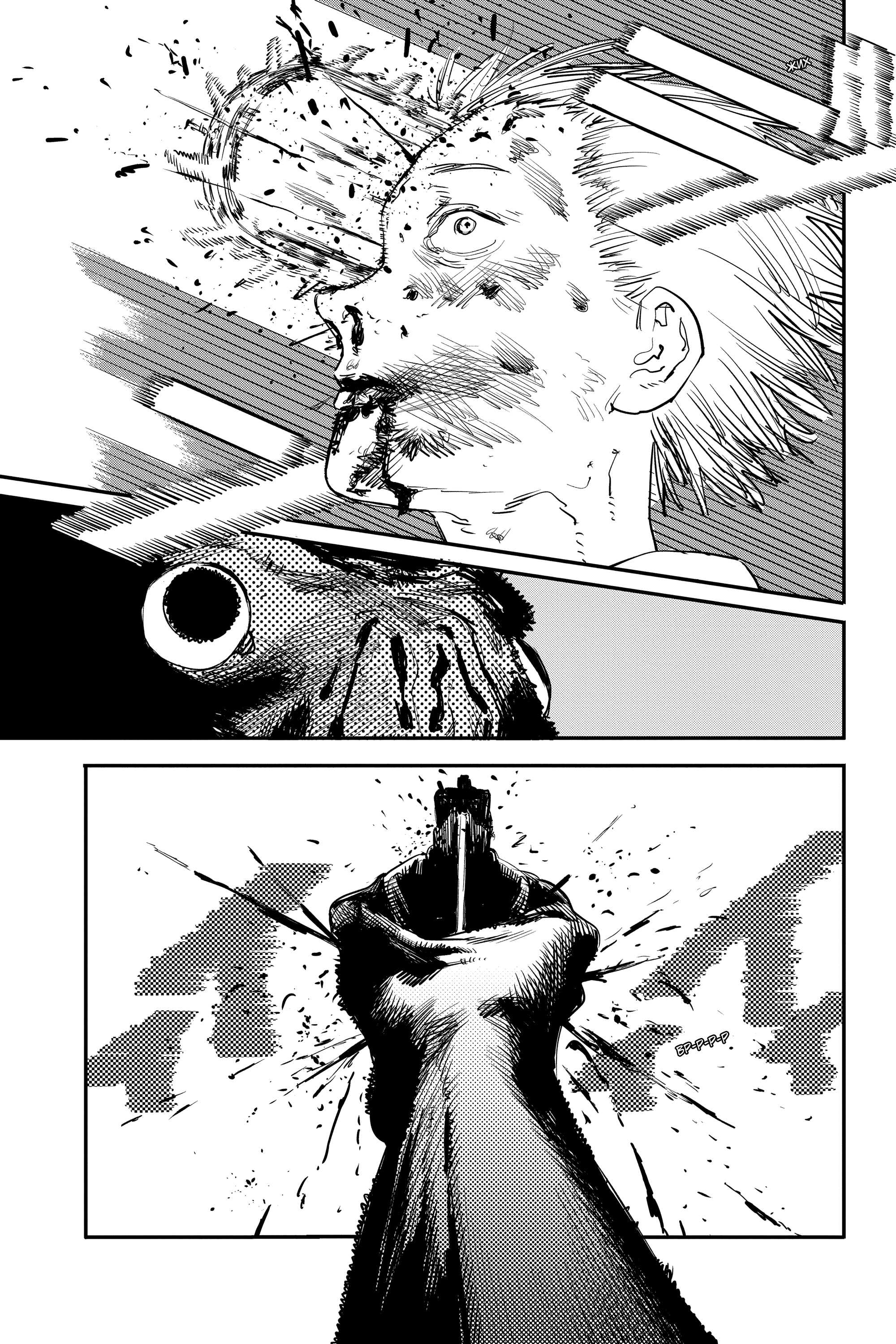 Read Человек-бензопила Manga Online