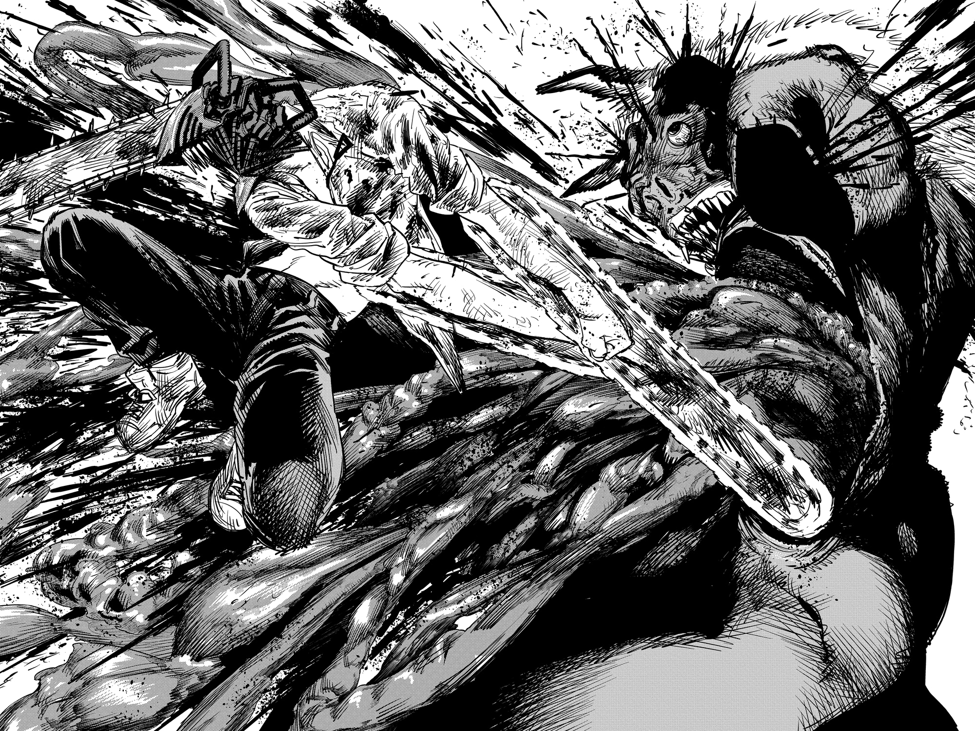 Read Человек-бензопила Manga Online