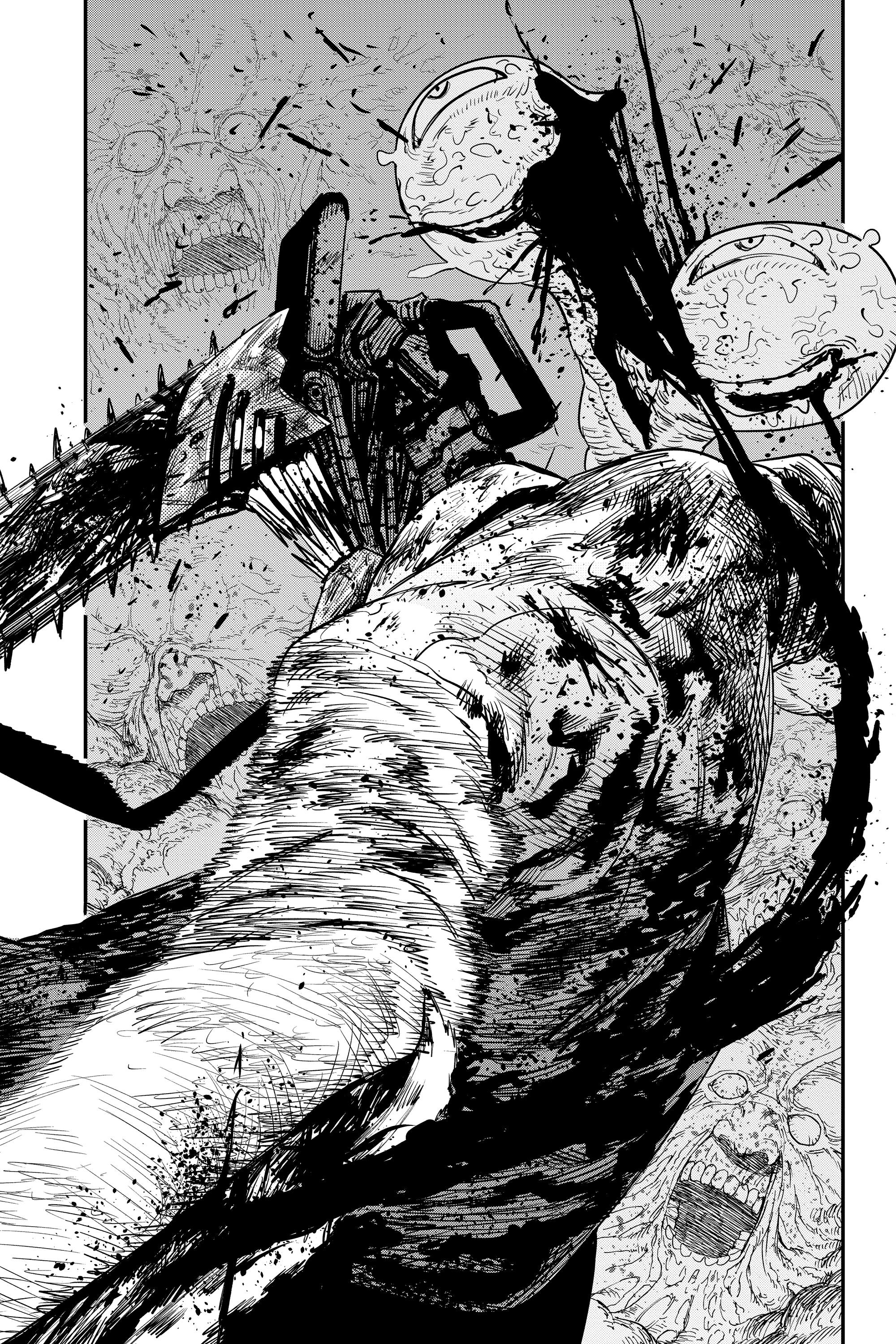 Read Человек-бензопила Manga Online