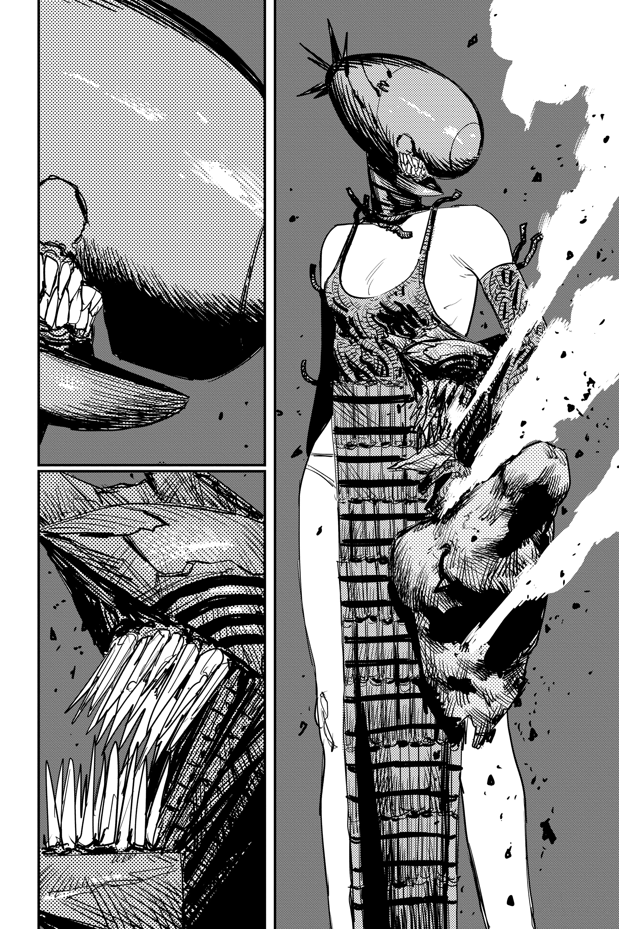 Read Человек-бензопила Manga Online