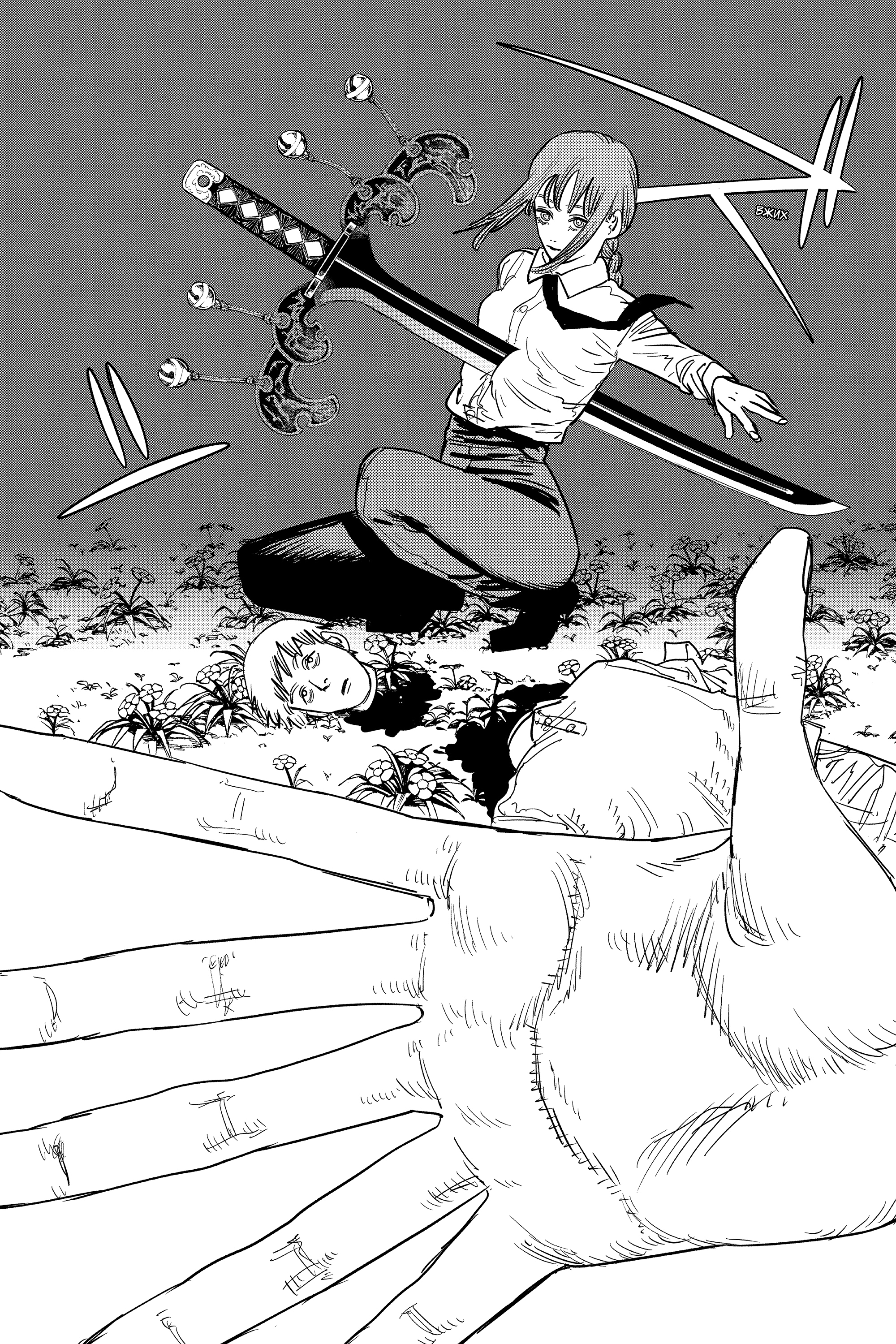 Read Человек-бензопила Manga Online