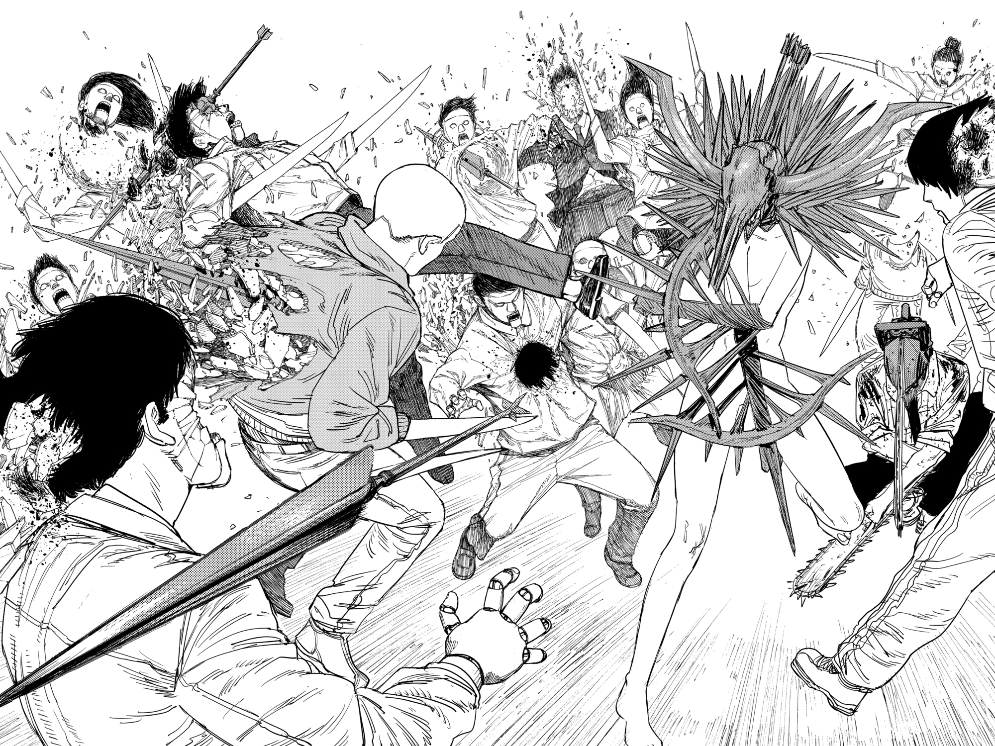 Read Человек-бензопила Manga Online