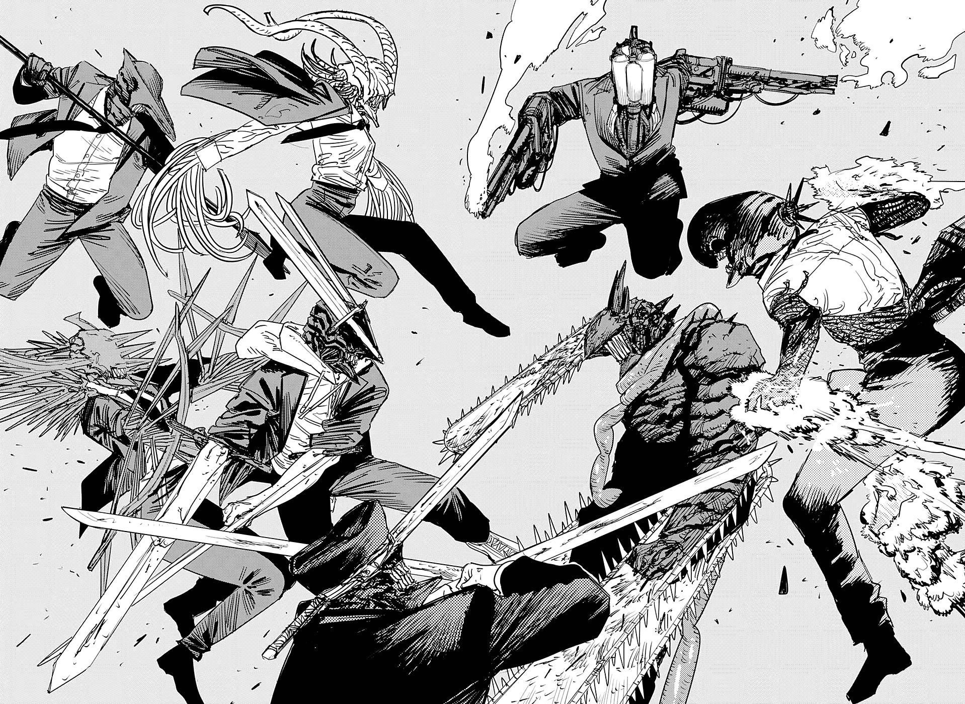 Read Человек-бензопила Manga Online