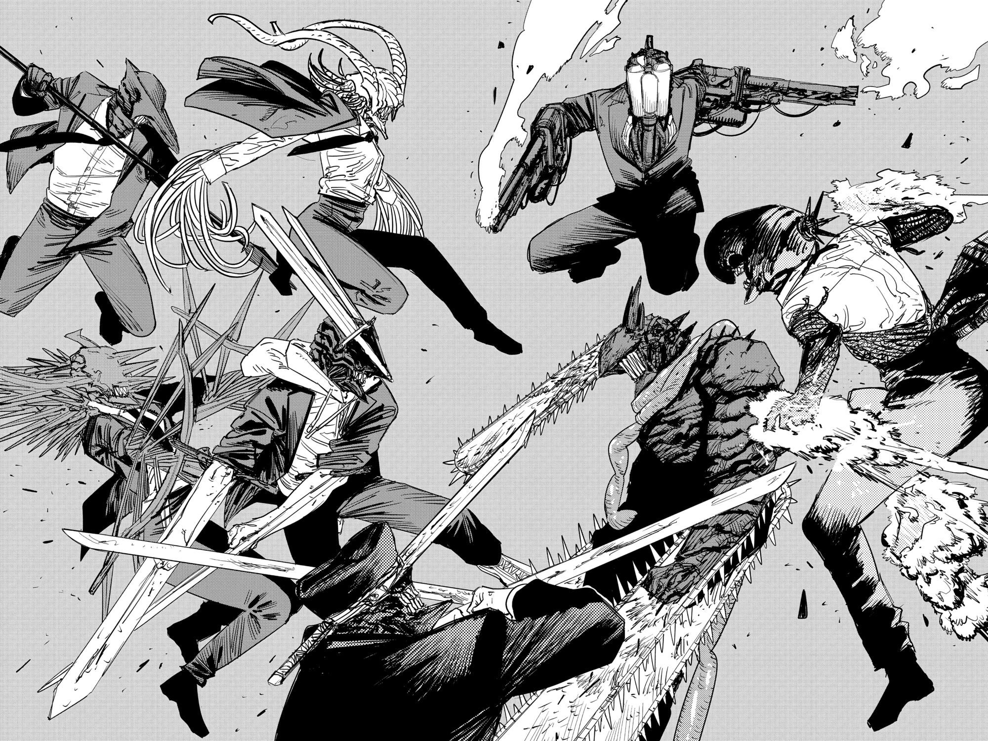 Read Человек-бензопила Manga Online