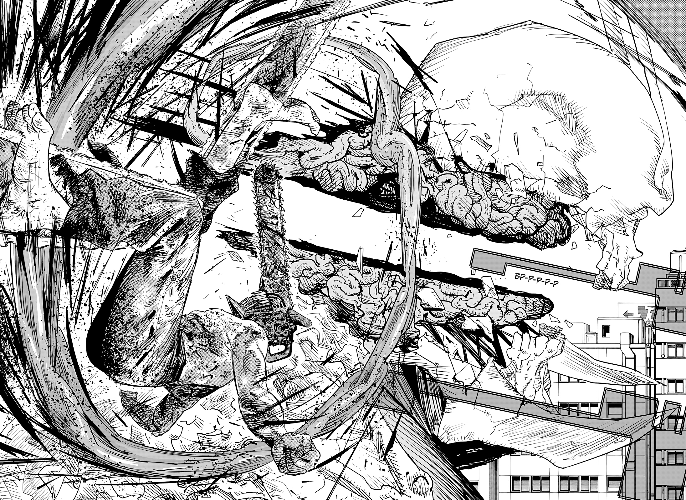 Read Человек-бензопила Manga Online