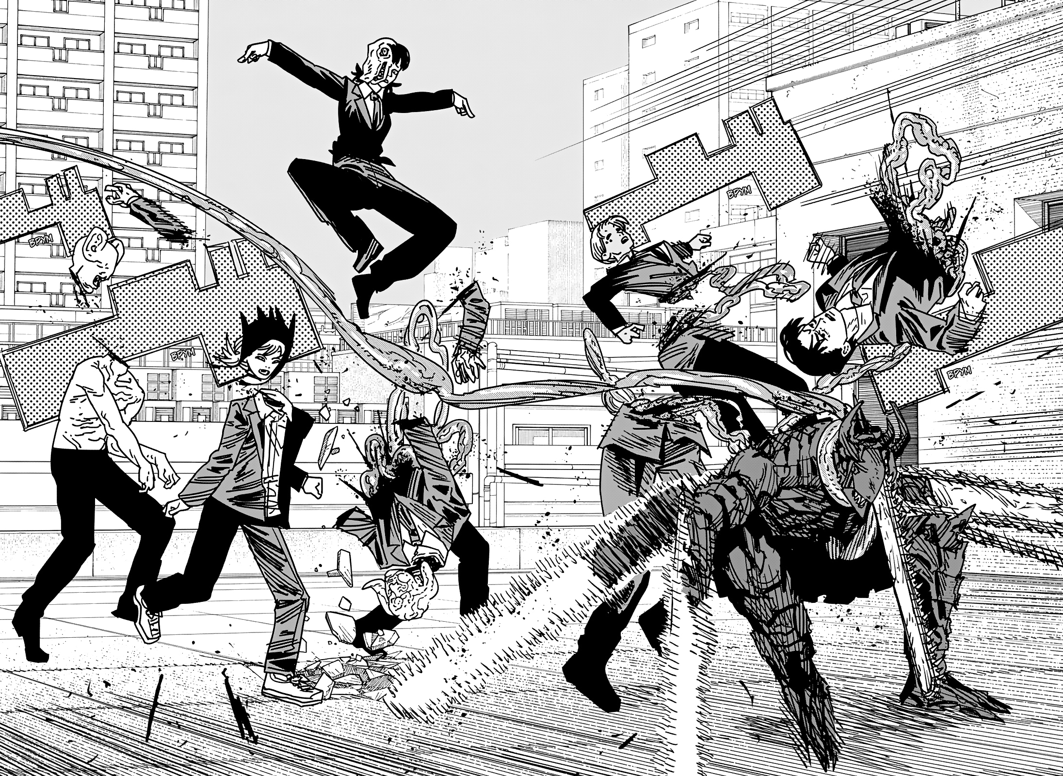 Read Человек-бензопила Manga Online