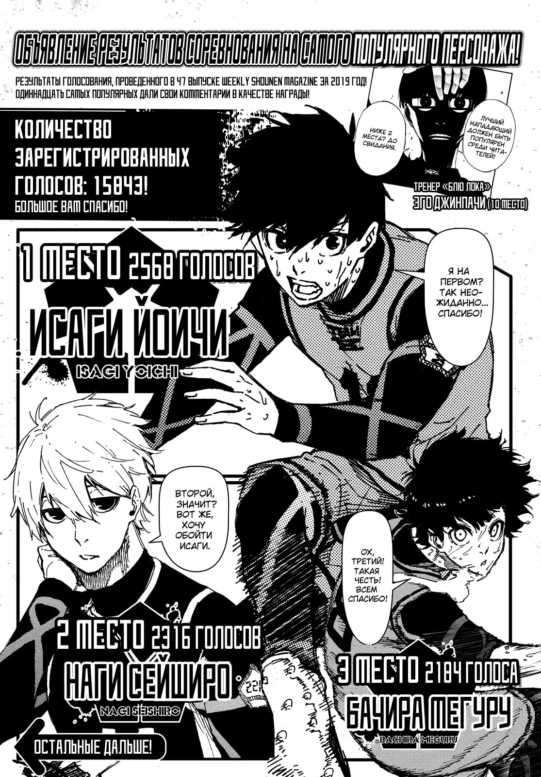 Read Blue Lock (Синяя Тюрьма Блю Лок) Manga Online