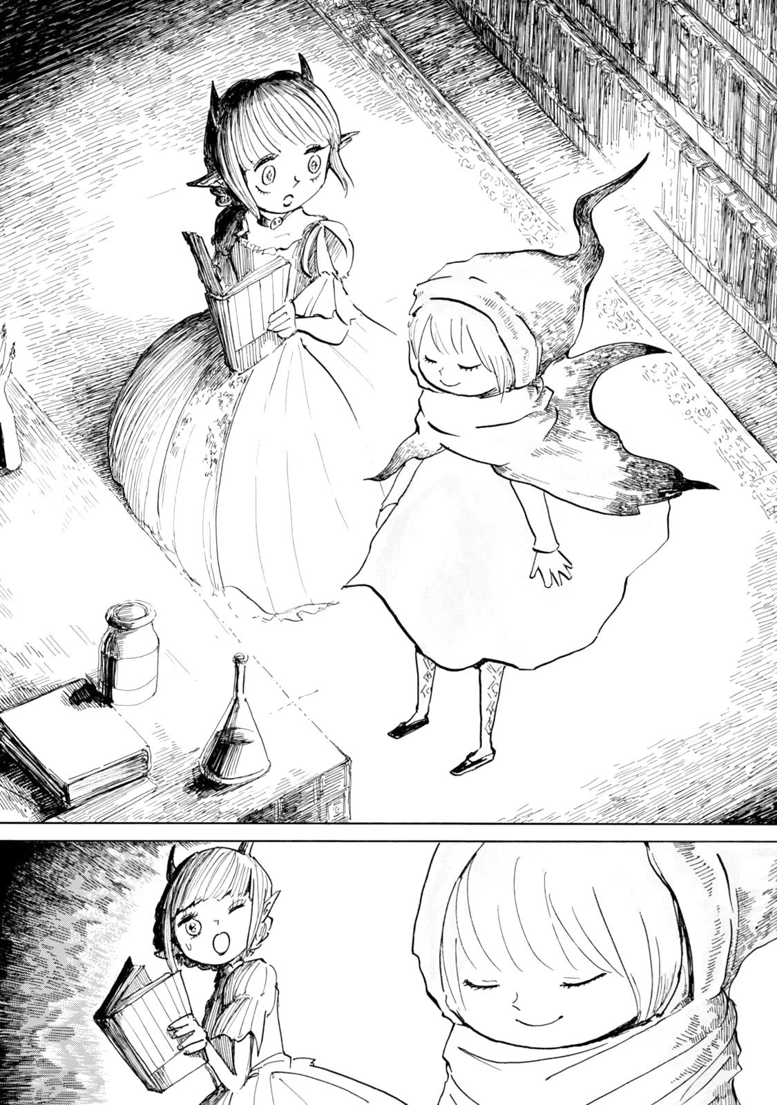 Read Nicola no Oyururi Makai Kikou (Путешествие Николя в стране демонов) Manga Online